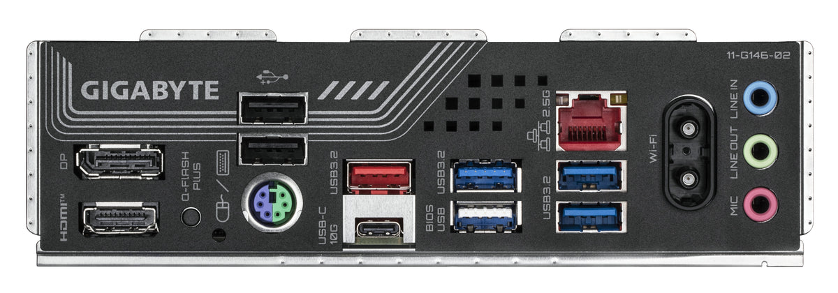 GIGABYTE B850 GAMING X WIFI6E Motherboard - AMD Ryzen 9000 Serie CPUs, 12+2+2 Phasen digitales VRM, bis zu 8200MHz DDR5 (OC), 1xPCIe 5.0 + 2xPCIe 4.0 M.2, 2.5G LAN, WIFI 6E, USB 3.2 Gen 2x2