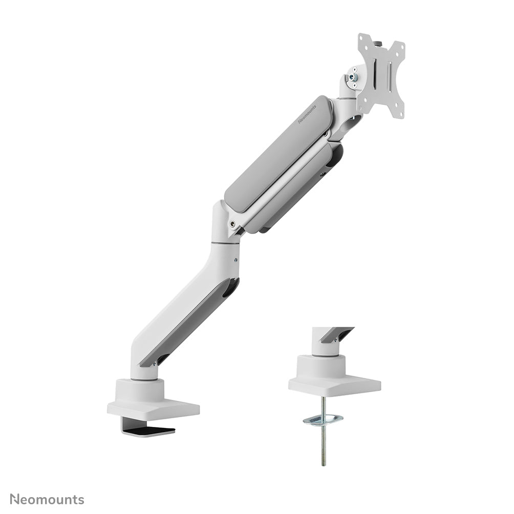 Neomounts DS70PLUS-450WH1 Monitorarm 17-49" - Gasfeder - Topfix - 180°-Stopp
