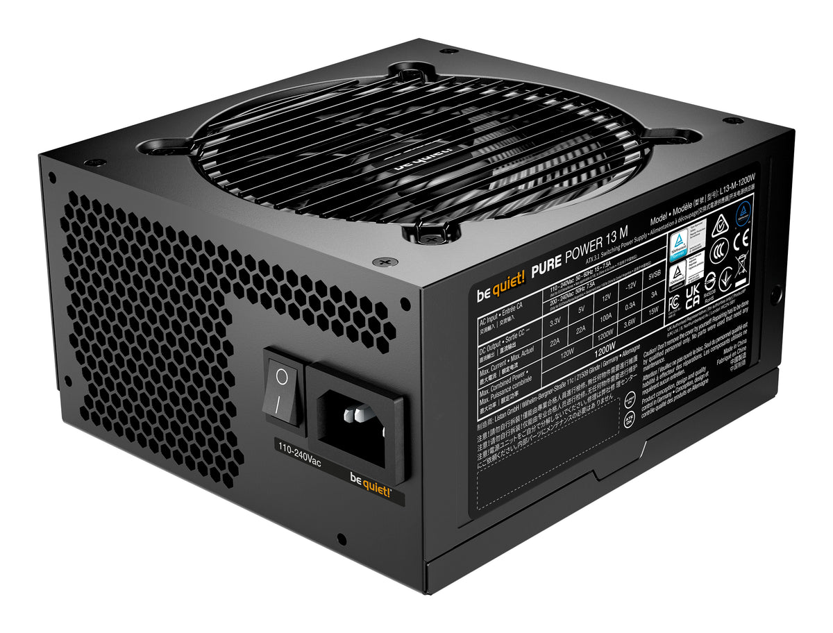 be quiet! Pure Power 13 M | 1200W Netzteil 20+4 pin ATX ATX Schwarz