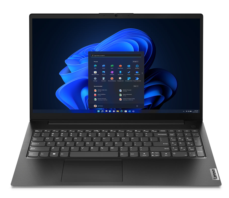 Lenovo V15 G4 AMN AMD Ryzen™ 3 7320U Laptop 39,6 cm (15.6") Full HD 8 GB LPDDR5-SDRAM 256 GB SSD Wi-Fi 5 (802.11ac) Windows 11 Home Französisch Schwarz