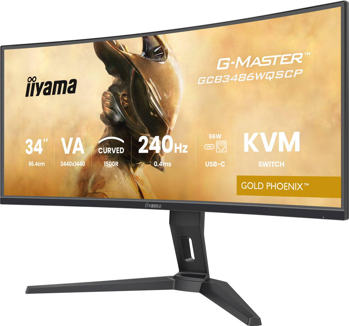 iiyama G-MASTER GCB3486WQSCP-B1 Computerbildschirm 86,4 cm (34") 3440 x 1440 Pixel UltraWide Quad HD Schwarz