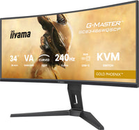 iiyama G-MASTER GCB3486WQSCP-B1 Computerbildschirm 86,4 cm (34") 3440 x 1440 Pixel UltraWide Quad HD Schwarz