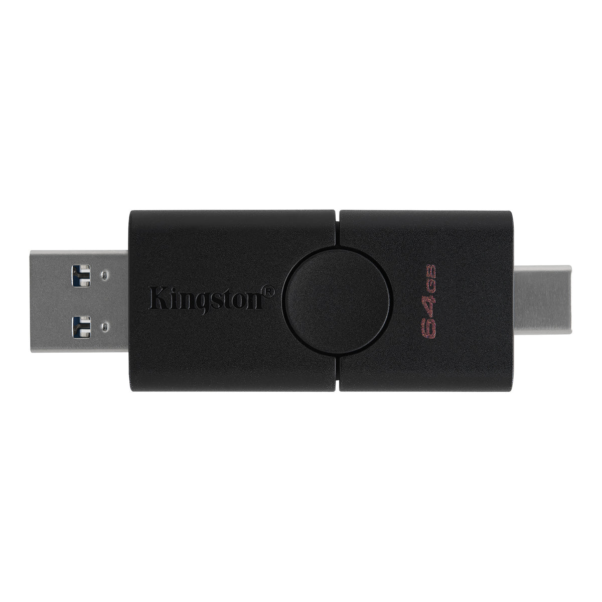 Kingston Technology DataTraveler Duo USB-Stick 64 GB USB Type-A / USB Type-C 3.2 Gen 1 (3.1 Gen 1) Schwarz