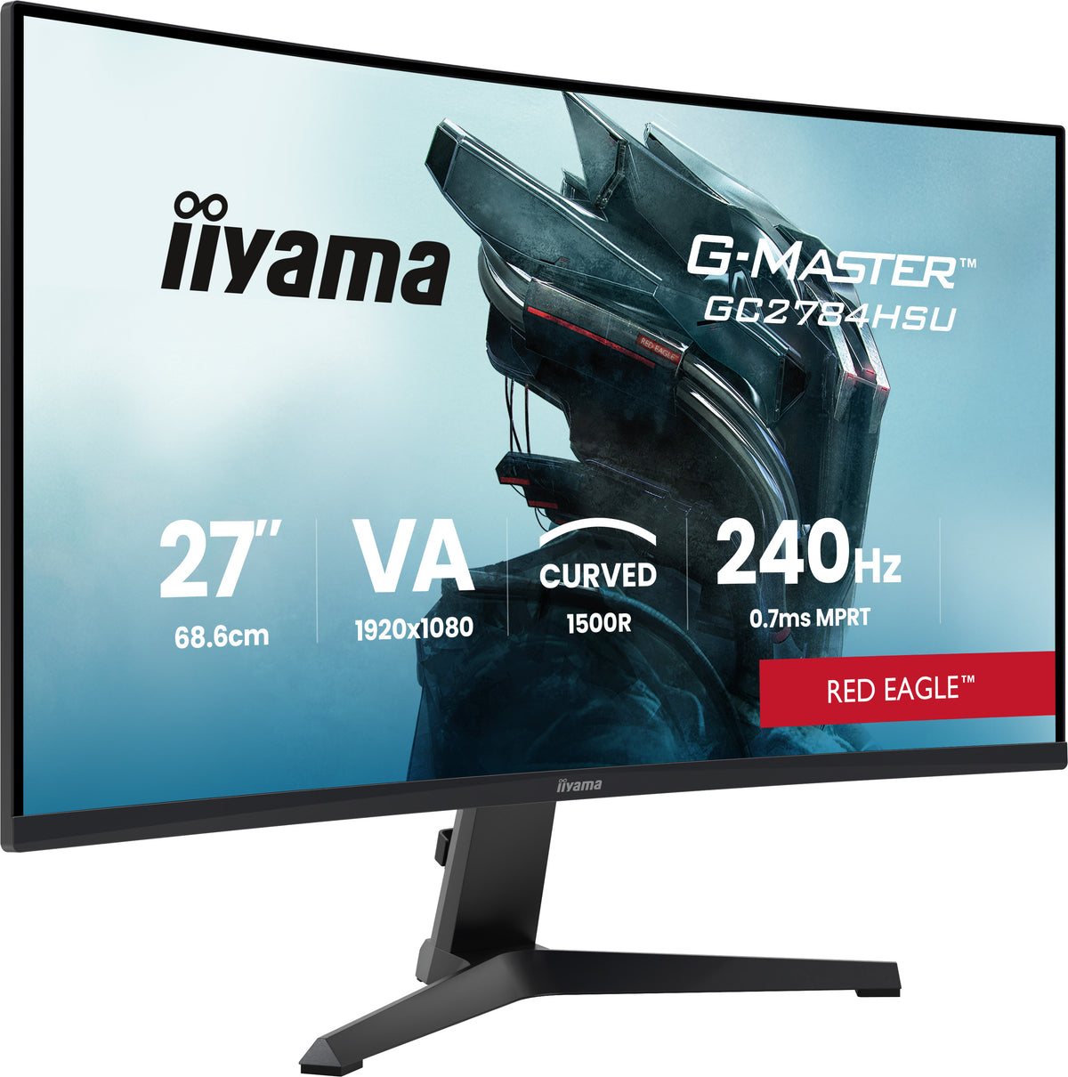 iiyama G-MASTER GC2784HSU-B1 27" 240H Computerbildschirm 68,6 cm (27") 1920 x 1080 Pixel Schwarz