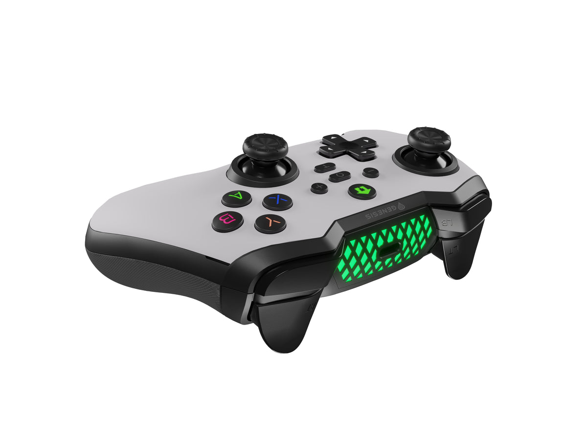GENESIS Mangan 400 Weiß Bluetooth Gamepad Analog / Digital Android, MAC, Nintendo Switch, PC, iOS