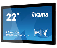 iiyama ProLite TF2234MC-B7AGB Computerbildschirm 54,6 cm (21.5") 1920 x 1080 Pixel Full HD LED Touchscreen Multi-Nutzer Schwarz