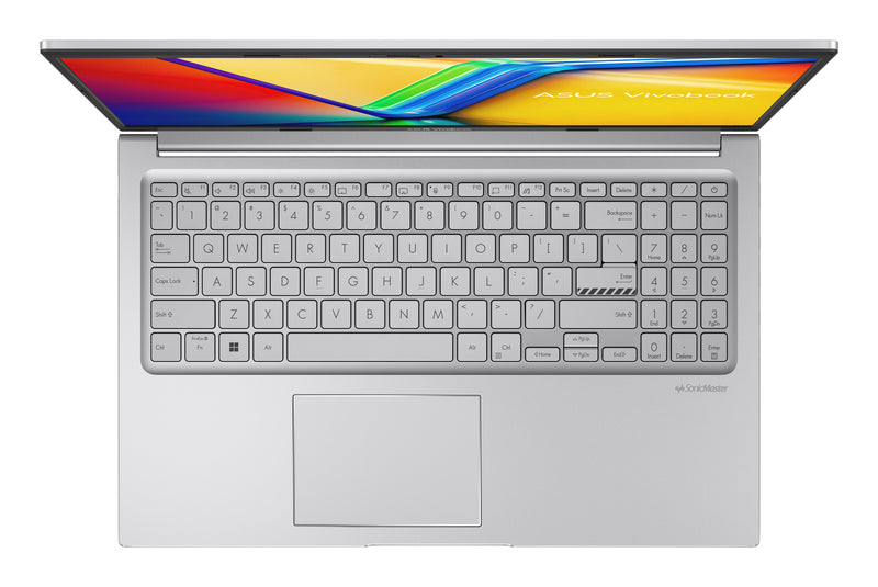 ASUS Vivobook 15 X1504VA-BQ575W Intel Core 5 120U Laptop 39,6 cm (15.6") Full HD 16 GB DDR5-SDRAM 512 GB SSD Wi-Fi 6 (802.11ax) Windows 11 Home Silber
