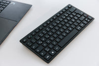 CHERRY KW 9200 MINI Tastatur Universal USB + RF Wireless + Bluetooth QWERTY UK Englisch Schwarz