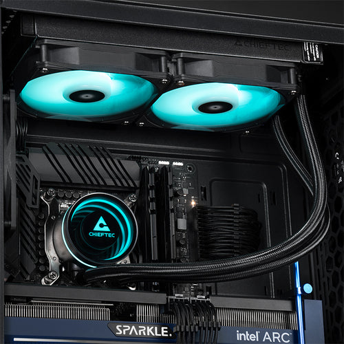 Chieftec K Cooler Wasserkühlung Iceberg 240 RGB multi 1700 1200 1150 1151 1155 1156 1851