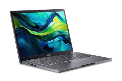 Acer Aspire A14-51M-51PY Intel Core 5 120U Laptop 35,6 cm (14") WUXGA 8 GB LPDDR5-SDRAM 512 GB SSD Wi-Fi 6E (802.11ax) Windows 11 Home Deutsch Schwarz