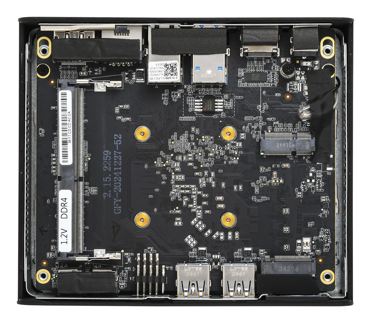 Shuttle Nano PC NE10N, Intel N 100, 1x HDMI, 1x DP, 6x USB, 1x LAN, VESA, lüfterlos, 24/7 Dauerbetrieb