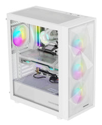 GENESIS Diaxid 605 ARGB Midi Tower Weiß
