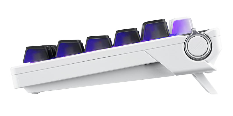ASUS ROG Azoth X Tastatur Gaming USB + RF Wireless + Bluetooth Schweiz Schwarz, Weiß