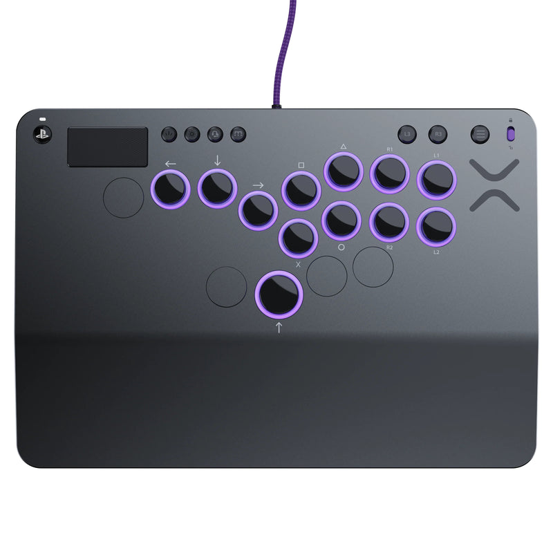 Turtle Beach Victrix Pro KO Leverless Fight Stick Grau USB Kampfstab Digital PC, PlayStation 4, PlayStation 5