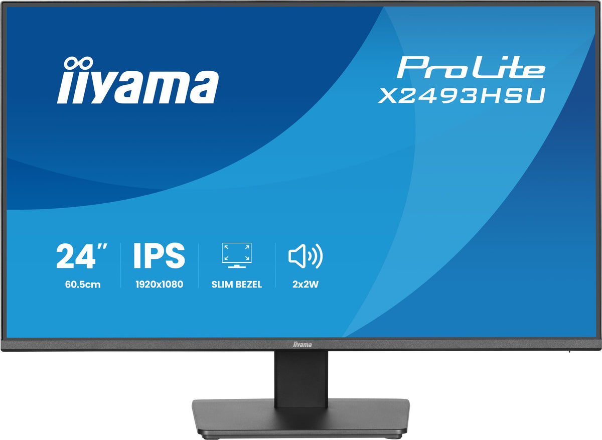 iiyama ProLite X2493HSU-B1 Computerbildschirm 60,5 cm (23.8") 1920 x 1080 Pixel Full HD LED Schwarz