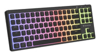 GENESIS Thor 430 TKL Wireless Tastatur Gaming USB + RF Wireless + Bluetooth QWERTY US Englisch Schwarz