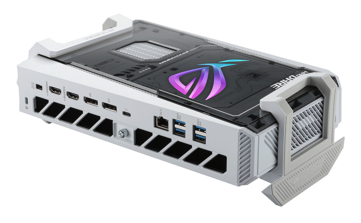 ASUS ROG RNUC16JNK9X28AA2W Intel Core Ultra 9 290HX Plus 32 GB DDR5-SDRAM 2 TB SSD NVIDIA GeForce RTX 5080 Windows 11 Home Mini PC Mini-PC Weiß