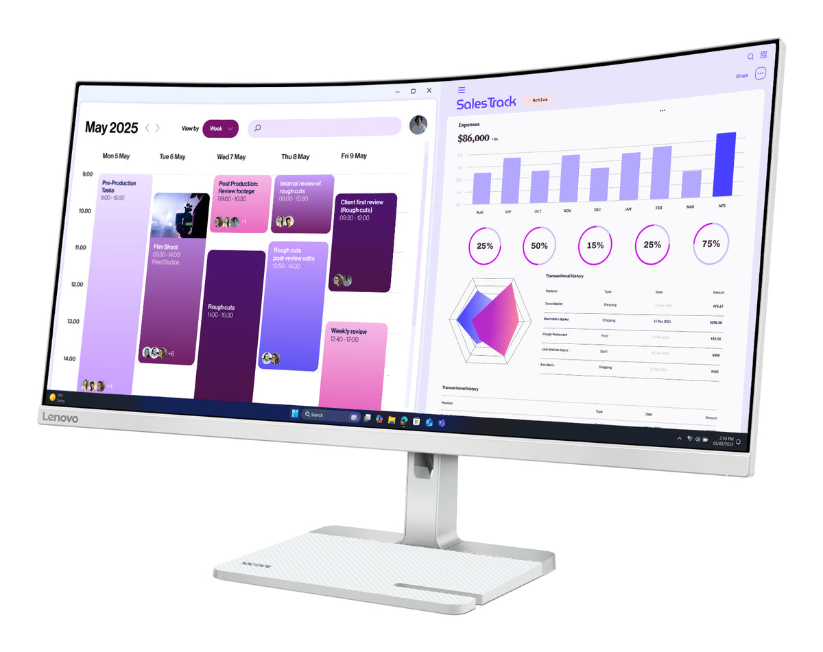 Lenovo L34W-4C Monitor