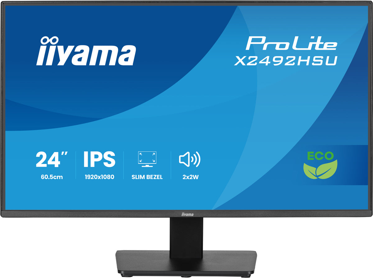 iiyama ProLite X2492HSU-B1 Computerbildschirm 60,5 cm (23.8") 1920 x 1080 Pixel Full HD LED Schwarz