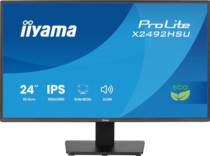 iiyama ProLite X2492HSU-B1 Computerbildschirm 60,5 cm (23.8") 1920 x 1080 Pixel Full HD LED Schwarz