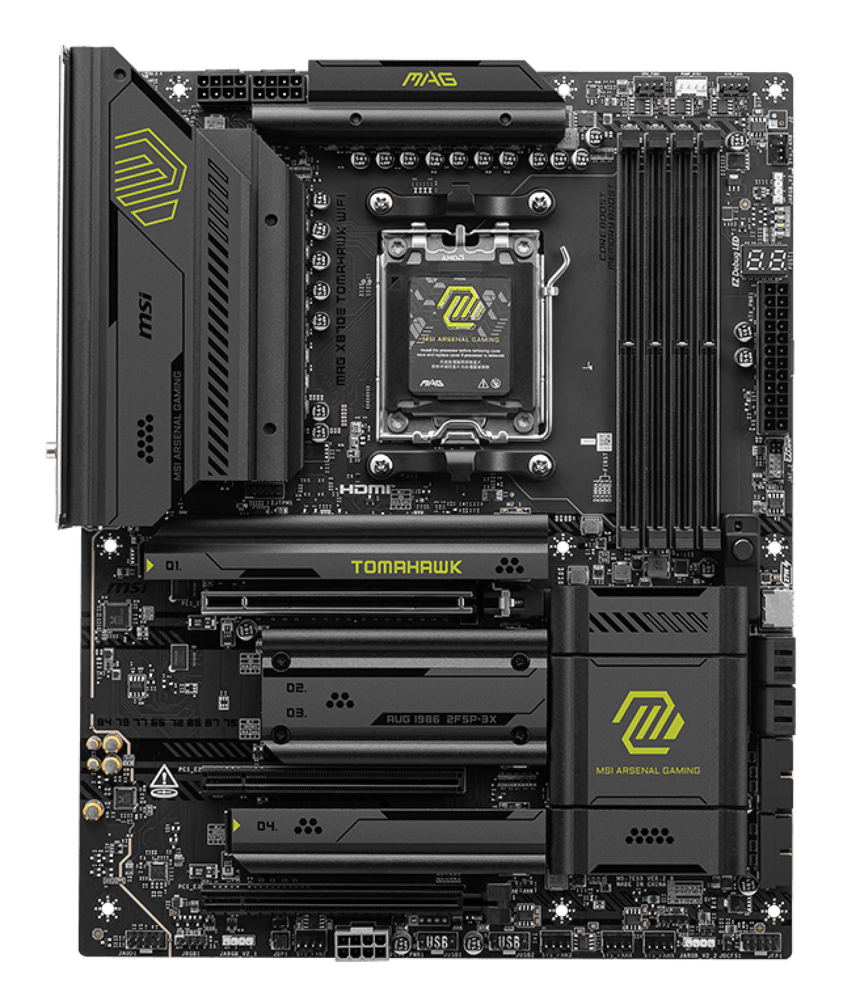 MSI MAG X870E TOMAHAWK WIFI Motherboard AMD X870E Sockel AM5 ATX