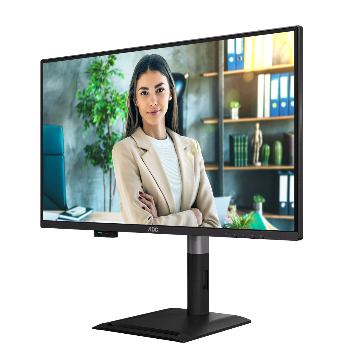 AOC Q27P4C Computerbildschirm 68,6 cm (27") 2560 x 1440 Pixel Schwarz