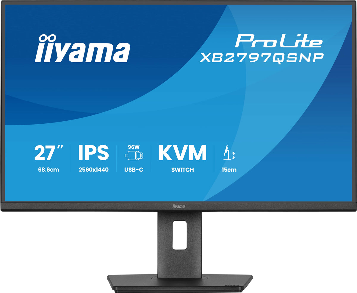 iiyama ProLite XB2797QSNP-B1 Computerbildschirm 68,6 cm (27") 2560 x 1440 Pixel Quad HD LCD Schwarz