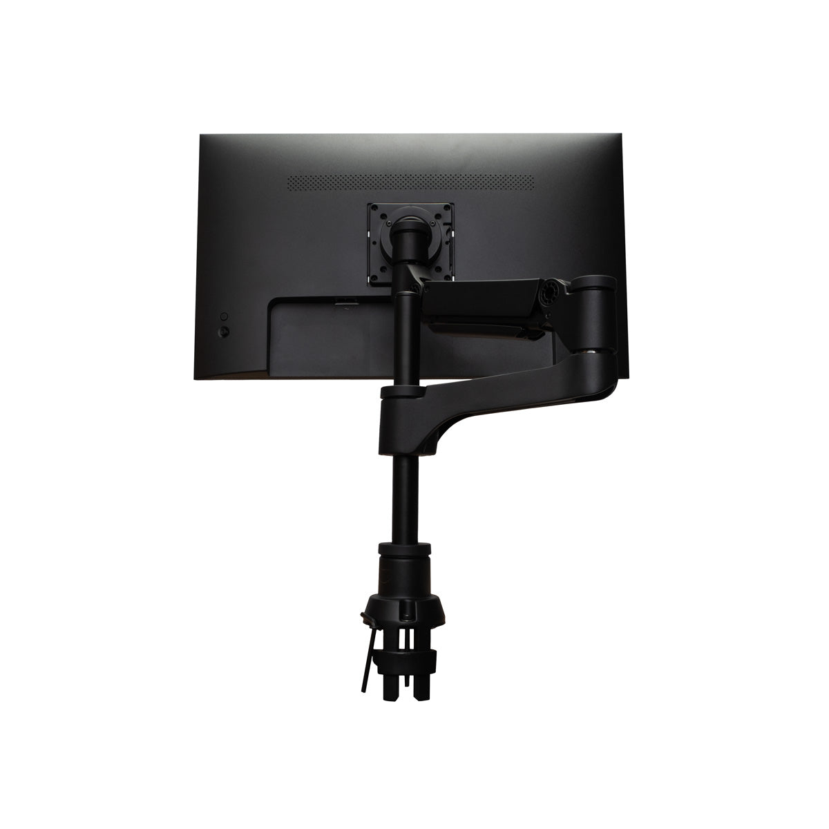 R-Go Tools Monitorarm R-Go Caparo, verstellbarer Einzelmonitorarm mit Gasfeder, 100% Zirkular, 3-9 kg Tragkraft, schwarz