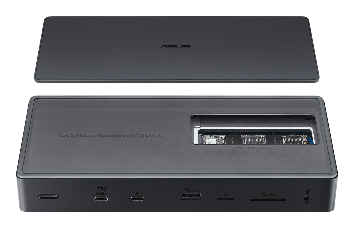 ASUS Master Thunderbolt 5 Dock DC510 Kabelgebunden Schwarz