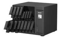 QNAP TVS-H1677AX-R5-16G NAS & Speicherserver Tower AMD Ryzen™ 5 16 GB DDR5 0 TB QuTS hero Schwarz