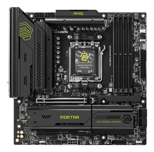 MSI MAG B850M Mortar Wifi (B850.AM5.mATX.DDR5)
