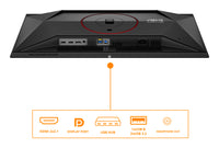 AOC G4 Q27G4ZDRAD Écran d'ordinateur 67,3 cm (26.5") 2560 x 1440 pixels Quad HD OLED Noir, Rouge