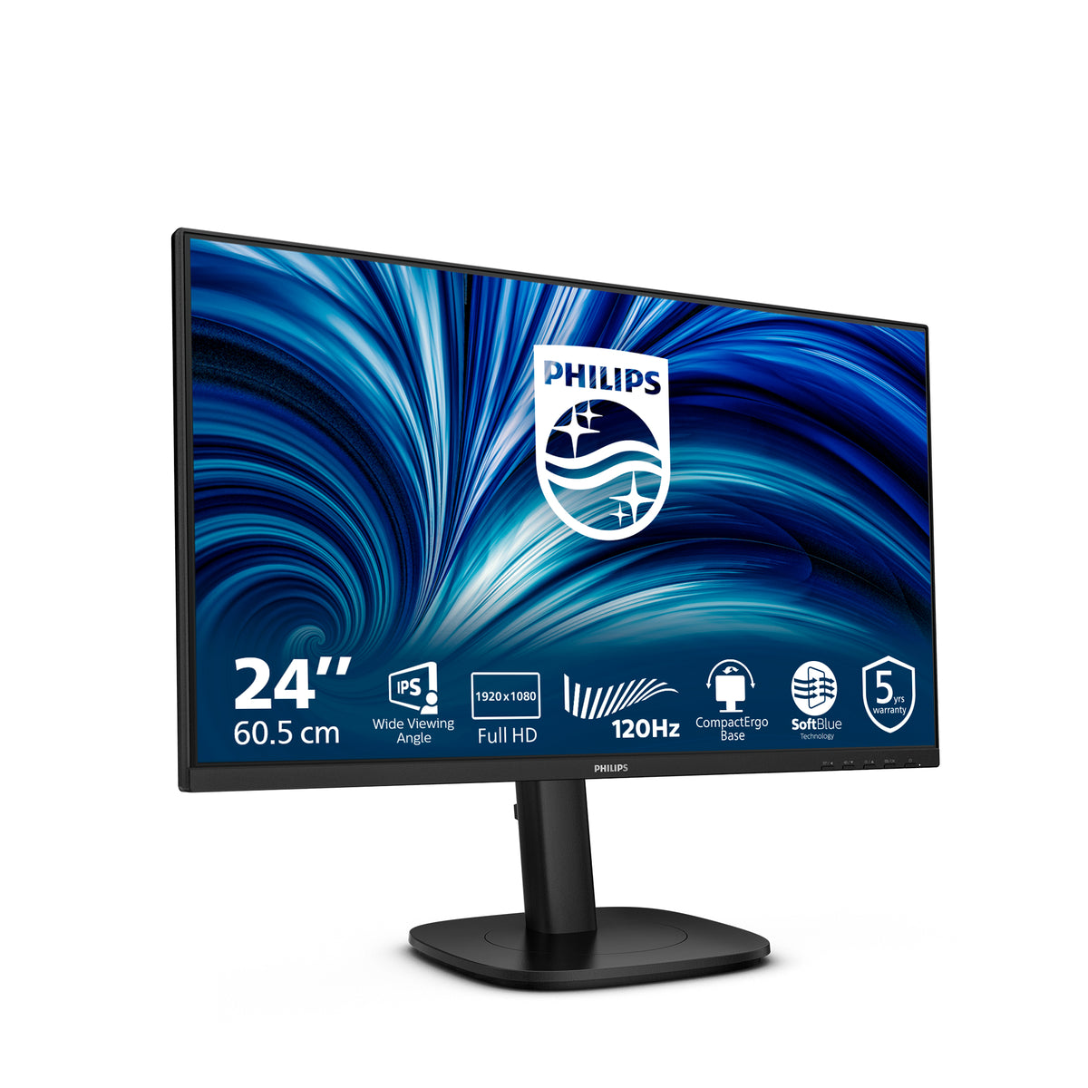Philips 3000 series 24B2N3200J/00 Computerbildschirm 60,5 cm (23.8") 1920 x 1080 Pixel Full HD LCD Schwarz