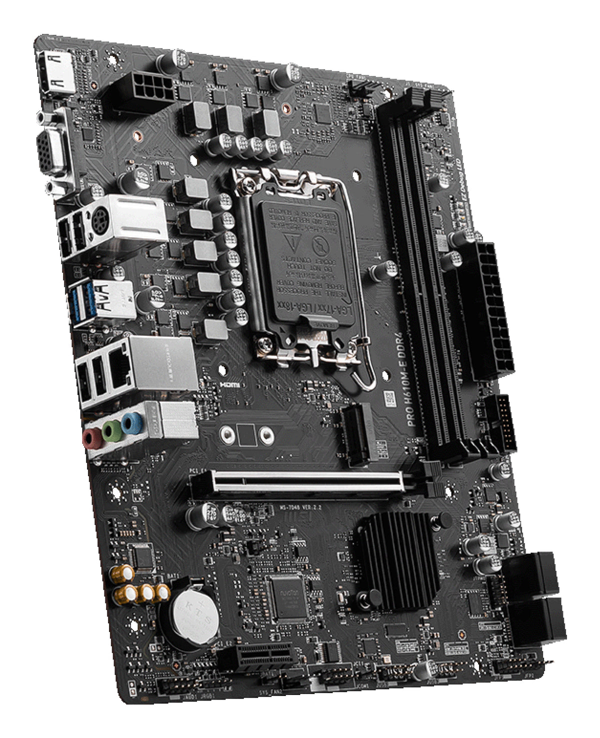 MSI PRO H610M-E DDR4 Motherboard Intel H610 LGA 1700 micro ATX