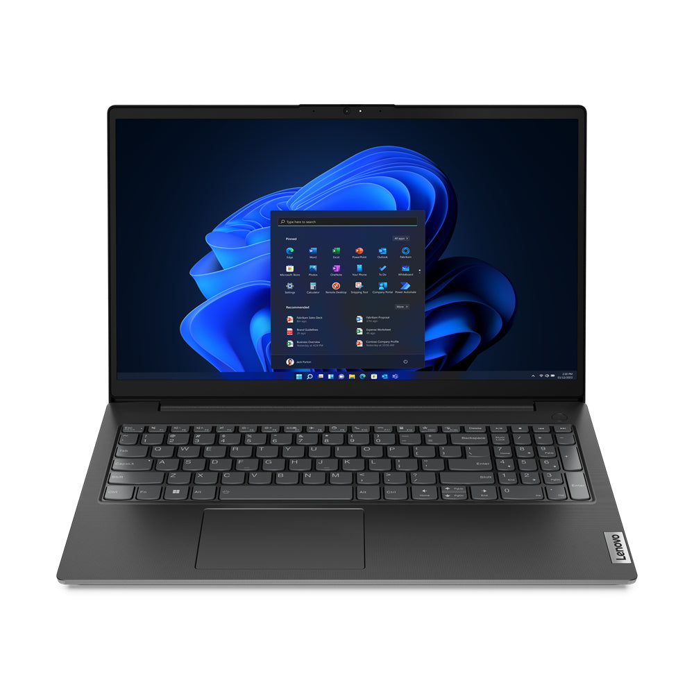 Lenovo V15 G4 ABP AMD Ryzen™ 5 5625U Laptop 39,6 cm (15.6") Full HD 8 GB DDR4-SDRAM 256 GB SSD Wi-Fi 6 (802.11ax) Windows 11 Pro Schwarz Deutsch