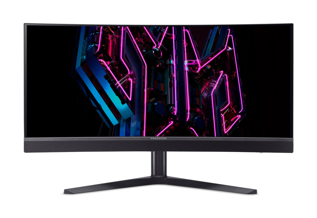 Acer Predator X34Vbmiiphuzx Computerbildschirm 86,4 cm (34") 3440 x 1440 Pixel UltraWide Quad HD OLED Schwarz