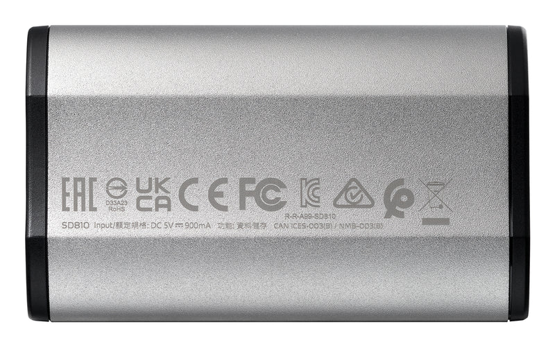ADATA SD810 4 TB USB Typ-C USB 3.2 Gen 2x2 Silber