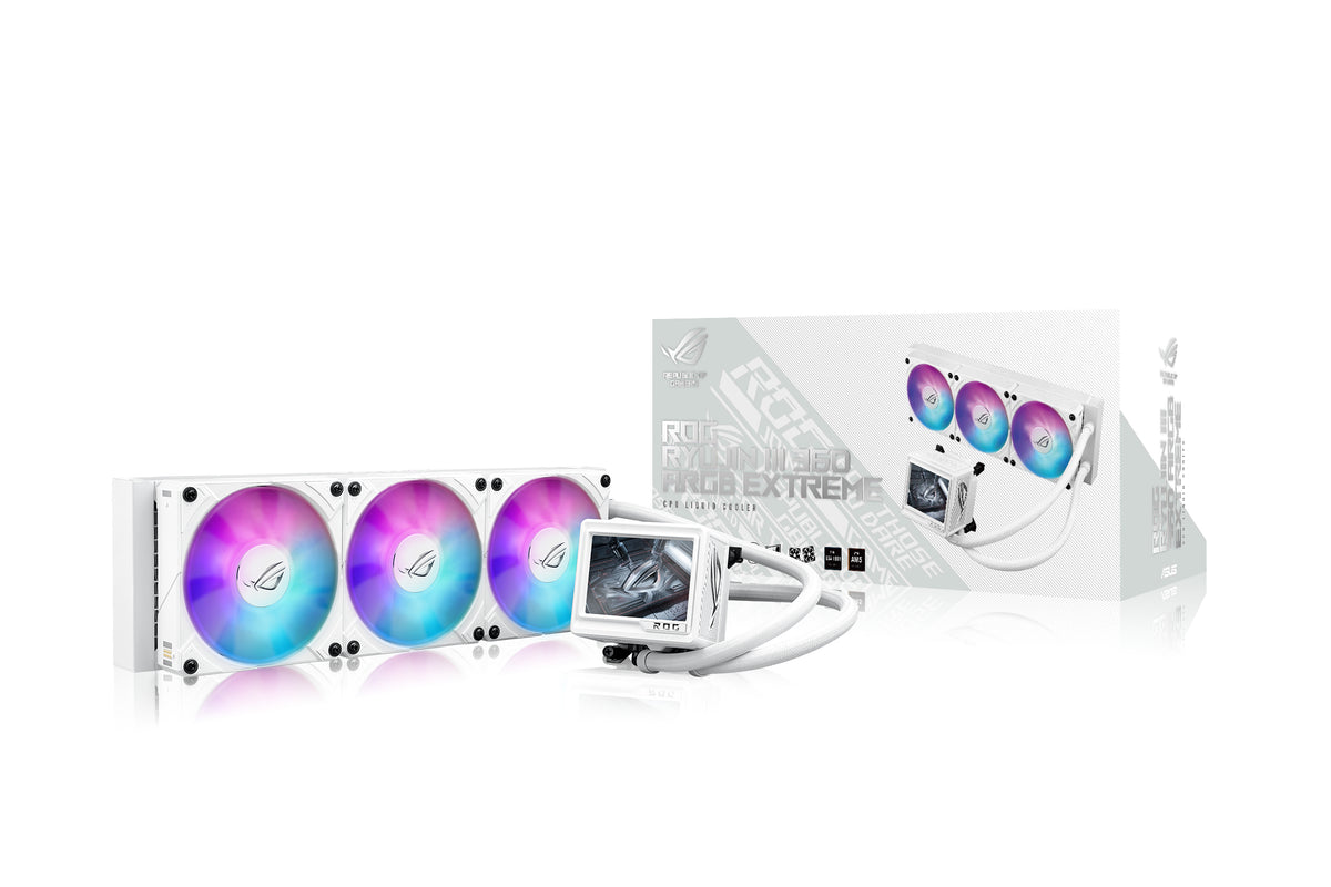 ASUS ROG RYUJIN III 360 ARGB EXTREME WHT Prozessor All-in-One-Flüssigkeitskühler 12 cm Weiß 1 Stück(e)