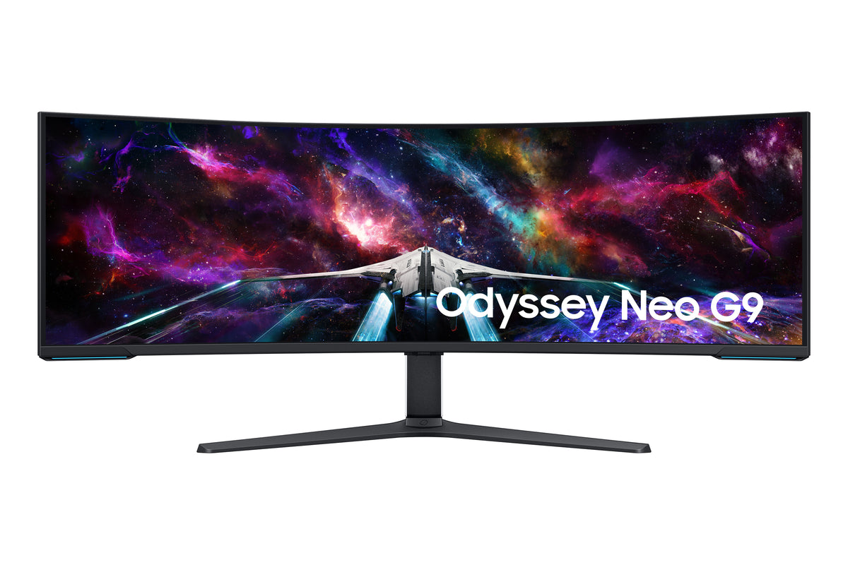 Samsung G95NC Computerbildschirm 144,8 cm (57") 7680 x 2160 Pixel Dual UHD QLED Weiß