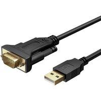 Techly IDATA USB2-SER-1A Serien-Kabel Schwarz 1,5 m USB Typ-A DB-9
