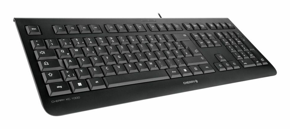 CHERRY KC 1000 Tastatur Universal USB AZERTY Belgisch Schwarz