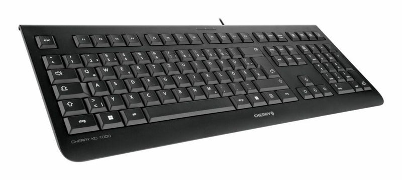 CHERRY KC 1000 Tastatur Universal USB AZERTY Belgisch Schwarz
