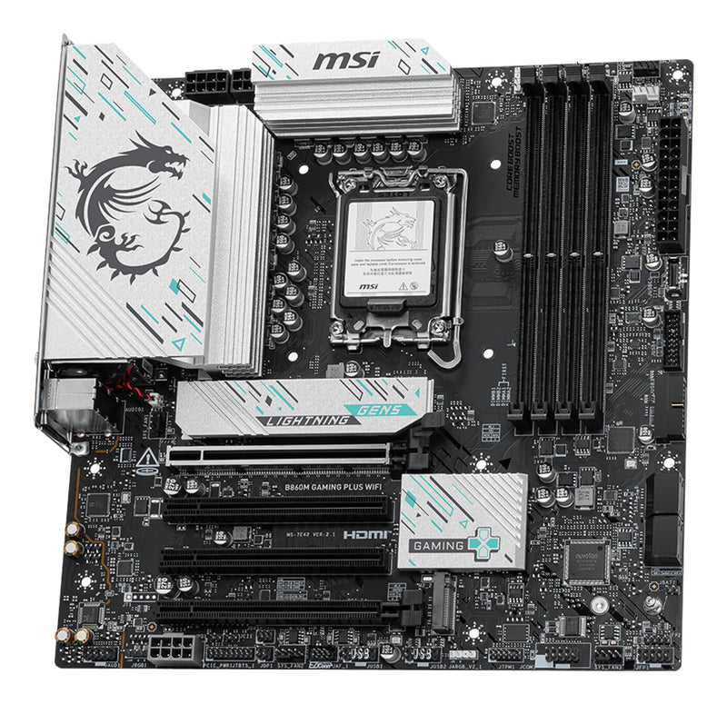 MSI B860M GAMING PLUS WIFI Motherboard Intel B860 LGA 1851 (Socket V1) micro ATX