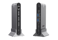 Acer HP.DSCAB.022 laptop-dockingstation & portreplikator Kabelgebunden USB 3.2 Gen 1 (3.1 Gen 1) Type-C Silber