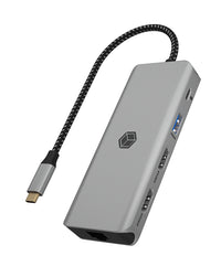 ICY BOX IB-DK4012-CPD, 9 in 1 USB Type-C® Notebook DockingStation, 2x HDMI