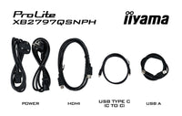 iiyama ProLite XB2797QSNPH-B1 27IN IPS LCD 4MS 2560X1440 350CD/M2 HDMI/DP/USB 2 Computerbildschirm 68,6 cm (27") 2560 x 1440 Pixel Quad HD Schwarz