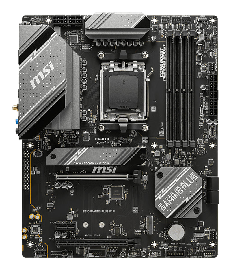 MSI B650 GAMING PLUS WIFI Motherboard AMD B650 Sockel AM5 ATX