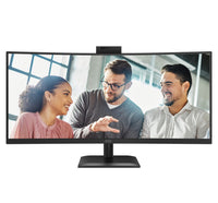 AOC CU34E4CW/75 Computerbildschirm 86,4 cm (34") 3440 x 1440 Pixel Schwarz