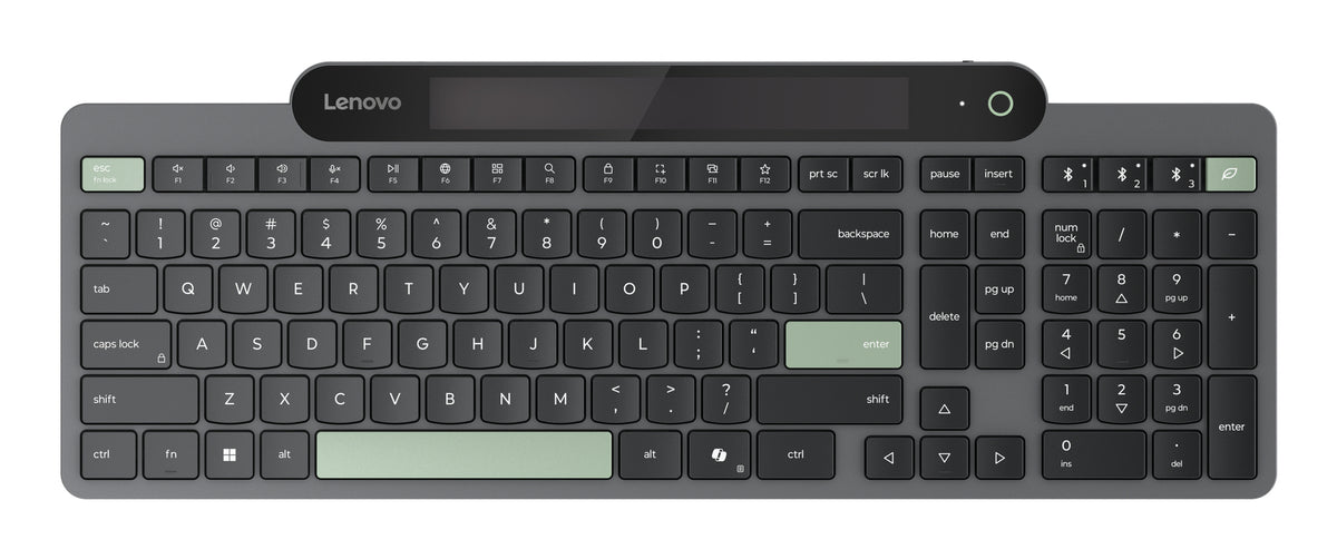 Lenovo 4Y41R69501 Tastatur Heimbüro Bluetooth Französisch, Deutsch Schwarz, Grün