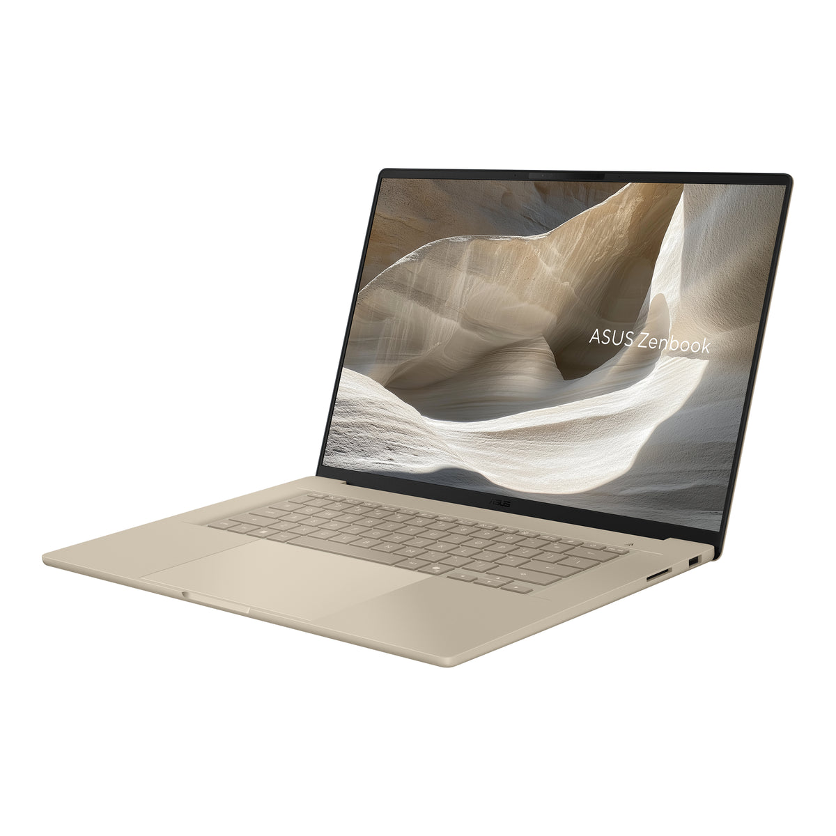 ASUS Zenbook A16 UX3607QA-SH056W Snapdragon X1-26-100 Laptop 40,6 cm (16") WUXGA 32 GB LPDDR5x-SDRAM 1 TB SSD Wi-Fi 6E (802.11ax) Windows 11 Home Beige